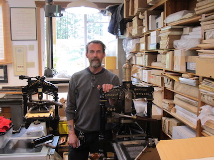 Jason in the pressroom